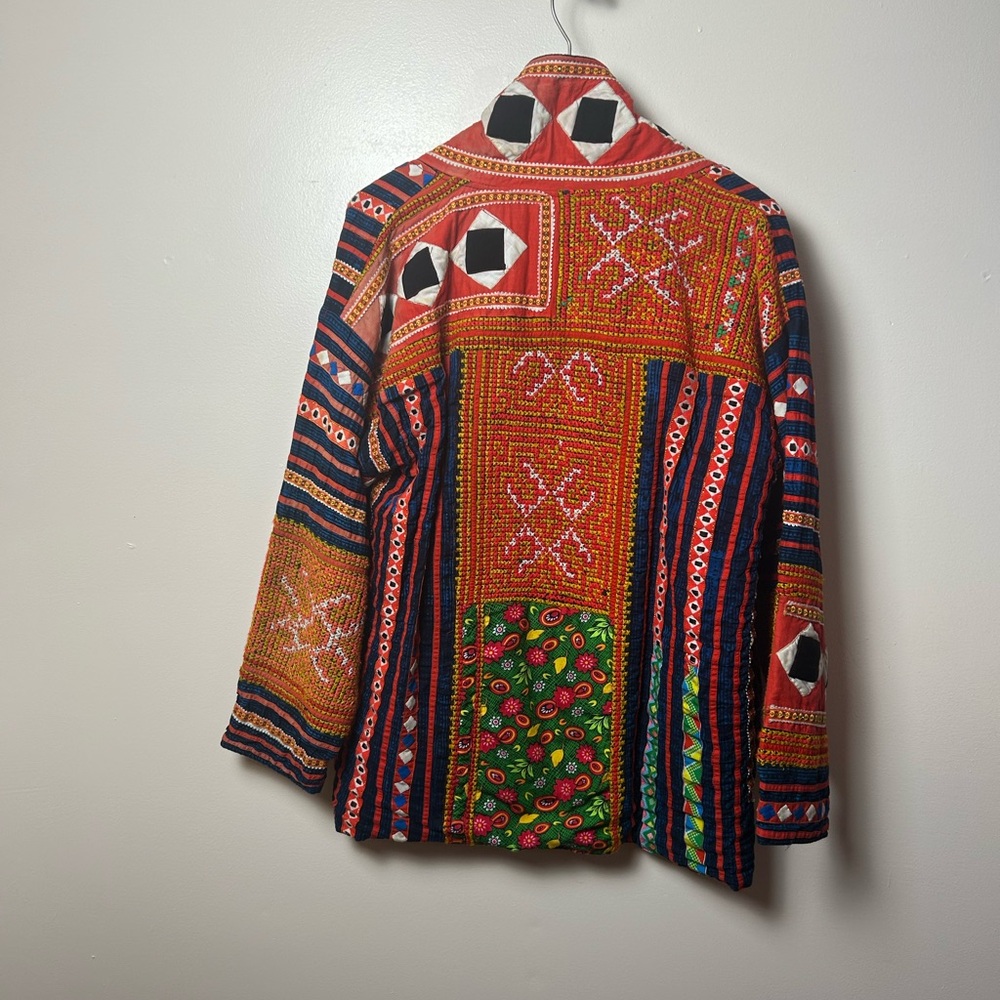 Embroidered Patchwork Jacket - image 2